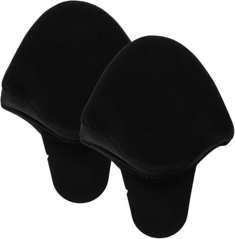 Universal Half Helmet Ear Pads 6.7x4.9in for Winter Warmth Detachable Helmet Ear Covers with Lining for Motorcycle Skiing and Cycling Cold Weather Gear Black in Saudi Arabia