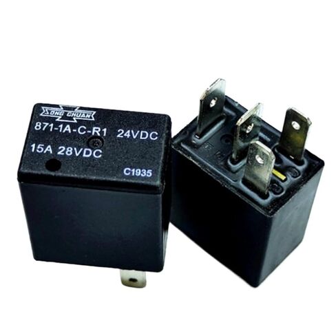10 قطعة/الوحدة التتابع 871-1A-C-R1 24VDC 15A 28VDC 4 دبابيس مرحل عالي الطاقة للسيارة in Kuwait