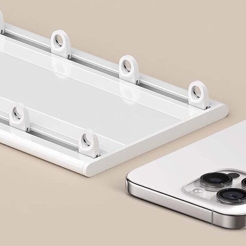 Curtain Rail, Heavy Duty Aluminum Alloy Curtain Rail, Drape Track System for Living Room 655.3cm in Saudi Arabia