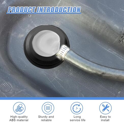 Car Fuel Tank Vent Plug, Gas Can Ventilation Valve & Grommet Set, Universal Automotive Fuel Tank Vent Valve Hole Plug, Fit for Trucks, SUVs, Cars (White) in Saudi Arabia
