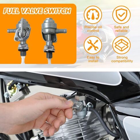 Fuel Shut ON Off Valve Tap Switch Gas Fuel Tank Valve Petcock Switch Replacement for Generac Generator 4000EXL - Right in Saudi Arabia