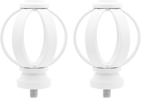 BLASTHOME Luxury Modern Crown Finials – Fits Only Signature Collection Curtain Rods (Rod Not Included) – Premium Quality, Heavy Metal – Set of Two – Oil Rubbed Bronze in Saudi Arabia