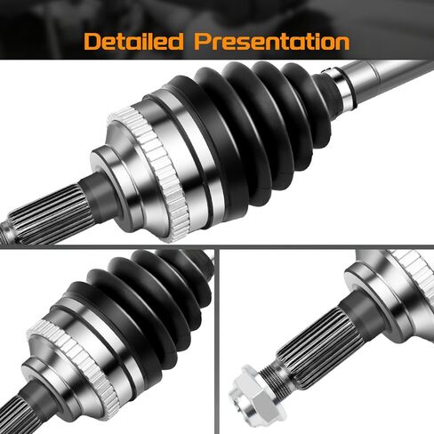 2PCS Front CV Axle Shaft Assembly Fit for Ford Escape 2001-2008, for Mazda Tribute 2001-2006 & 2008, for Mercury Mariner 2005-2008 - Driver and Passenger Side, 66-2084 66-2086 in Kuwait