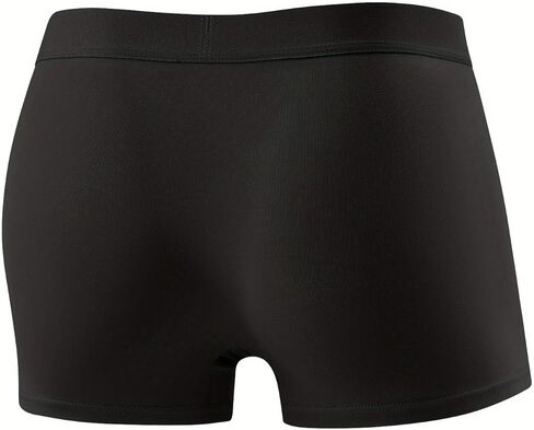 4 Pack Men Boxer Briefs Set Letter Waistband Solid Color Underwear Mid Rise Four Corner Shorts Casual Daily Wear Boxer Briefs in Saudi Arabia