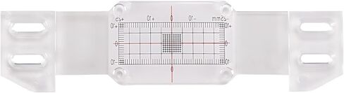 Acrylic Concrete Crack Gauge, 3.9 X 1.2 X 0.4 In Crack Monitor With Millimeter Scale, Corner Alignment, For Building in Saudi Arabia