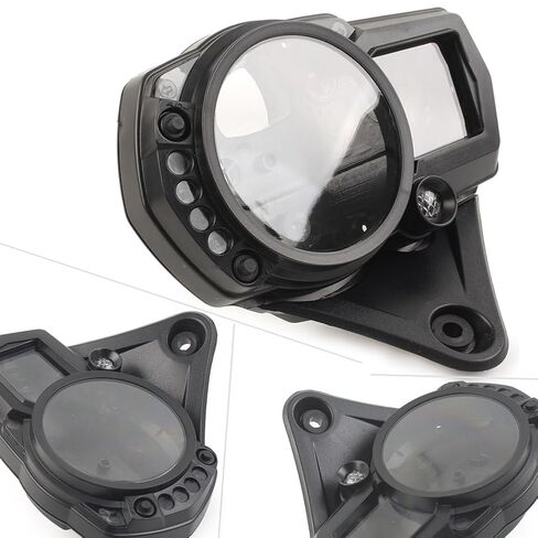 Cnamid5 ABS دراجة نارية عداد السرعة غطاء عداد المسافات مقياس سرعة الدوران الإسكان الأسود لسوزوكي GSXR600 GSXR750 K6 K8 2006-2010 in Kuwait
