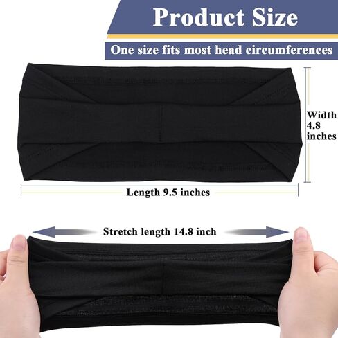 Sports Headbands for Men,Running Headband Moisture Wicking Workout Headband,Running,Fitness,Cycling,Basketball,Football,Quick-Drying Unisex Hairband in Kuwait