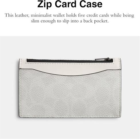 Zip Card Case in Signature in Saudi Arabia