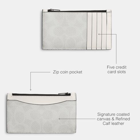 Zip Card Case in Signature in Saudi Arabia