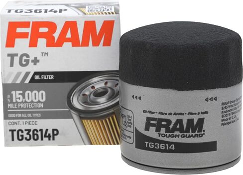 فلتر زيت بديل FRAM Tough Guard TG3614، مصمم لتغييرات التدفق الكامل بفاصل زمني يصل إلى 15 ألف ميل in Kuwait