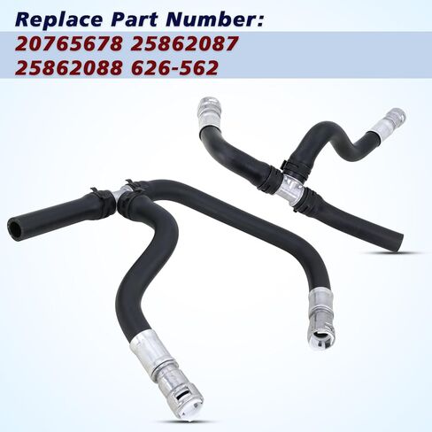 Engine Heater Hose Compatible With 2007-2017 GMC Acadia,2009-2017 Chevy Traverse,2007-2010 Saturn Outlook,2008-2017 Buick Enclave Replace#20765678 25862087 25862088 626-562 in Saudi Arabia