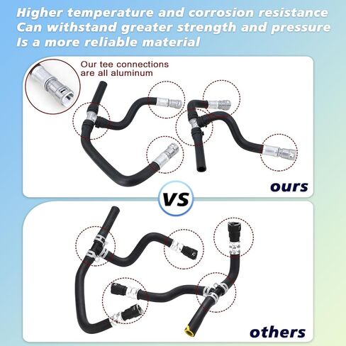 Engine Heater Hose Compatible With 2007-2017 GMC Acadia,2009-2017 Chevy Traverse,2007-2010 Saturn Outlook,2008-2017 Buick Enclave Replace#20765678 25862087 25862088 626-562 in Saudi Arabia