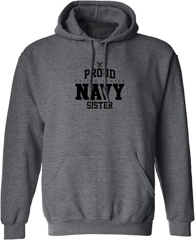 zerogravitee Proud United States Navy SISTER Adult Hooded Sweatshirt in Saudi Arabia