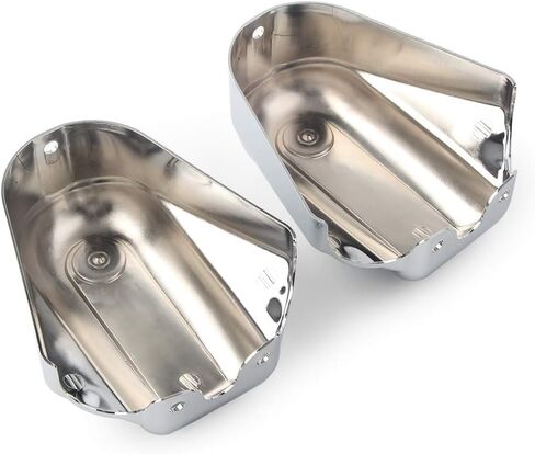 GZYF دراجة نارية كروم بار درع المحور الخلفي يغطي غطاء Swingarm لـ Harley for Softail FLSTC FLSTN 2008 2009 2010 2011 2012 2013 2014 2015 2016 2017 2018، أسود in Kuwait