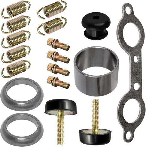 قطع غيار Powersports لمجموعة كاتم صوت العادم الكاملة لـ Polaris RZR 800 EFI 2009 2010 Mod-C33C-11525 in Kuwait