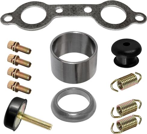 قطع غيار Powersports لمجموعة كاتم صوت العادم الكاملة لـ Polaris RZR 4 800 EFI 2010 2011-2014 Mod-C33C-10028 in Kuwait