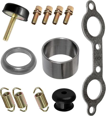 قطع غيار Powersports لمجموعة كاتم صوت العادم الكاملة لـ Polaris RZR 4 800 EFI 2010 2011-2014 Mod-C33C-10028 in Kuwait