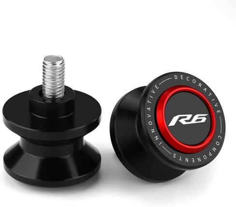 M6 Motorcycle Swingarm Spools Slider Compatible With YAMAHA YZF R6 1999-2020 2021 2022 | Swing Arm Stand Bobbins Screws YZF-R6 YZFR6 YZF600 YZF600R Accessories (blue) in Saudi Arabia