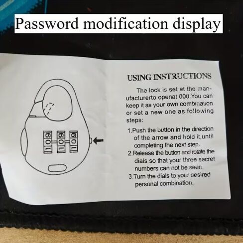 3 Digit Combinations Padlock The Safe Cipher Lock Resettable Code Lock, Color Locks 3 Pack (Random Color) in Saudi Arabia