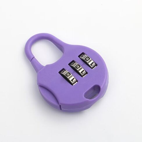 3 Digit Combinations Padlock The Safe Cipher Lock Resettable Code Lock, Color Locks 3 Pack (Random Color) in Saudi Arabia