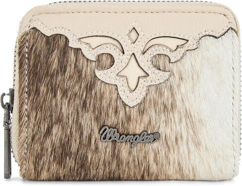 Montana West Wrangler Cowhide Womens Wallet Small Credit Card Holder Slim Thin Money Organizer WG322-W088TN in Saudi Arabia