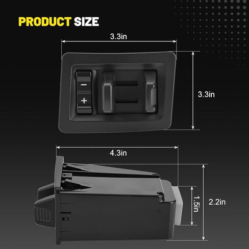 Trailer Brake Control Module Compatible with Ford F150(15-20), Ford Expedition(18-21) in-Dash Trailer Brake Controller Module Replaces JL3Z2C006AA in Saudi Arabia