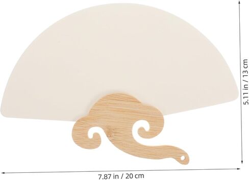 jojofuny DIY Hand Painted Lacquer Fan Kit Charming Graffiti Paper Fans for Weddings Parties Crafts Portable Handheld Design for Creative Fun Unique in Saudi Arabia