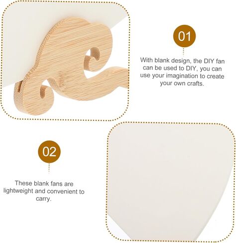 jojofuny DIY Hand Painted Lacquer Fan Kit Charming Graffiti Paper Fans for Weddings Parties Crafts Portable Handheld Design for Creative Fun Unique in Saudi Arabia