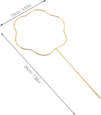VILLCASE 10pcs Ancient Chinese Style Metal Fan Frame Kit DIY Fan Making Materials for Hanfu Decoration Iron Craft in Saudi Arabia