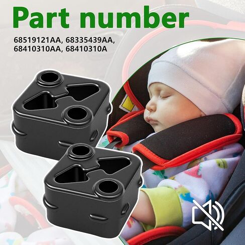 Rear Exhaust Pipe Support Isolators - Compatible with 2019-2025 Ram 1500 (3.0L 3.6L 5.7L 6.2L) - Muffler Rubber Hanger Vibration Dampener- Replaces 68519121AA、68335439AA、68410310AA 68410310AB-2pcs in Saudi Arabia