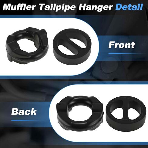 4 Pcs Front Rear Exhaust Pipe Mount Hanger for BMW 3 5 6 7 Series Muffler Exhaust Hanger Rubber Mount for BMW E36 E30 E34 E28 Muffler Tail Pipe Holder 18211177708/18211712838 in Saudi Arabia
