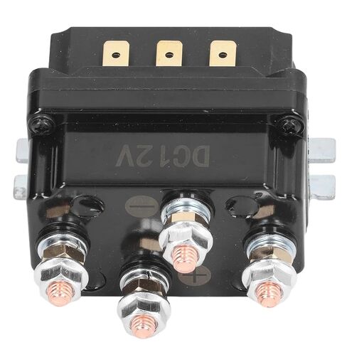 مجموعة أدوات التحكم في مرحل الونش اللاسلكي DC12V 250A مع جهاز التحكم عن بعد، نظام موصلات المركبات الصناعية، مكونات التثبيت الكاملة in Kuwait
