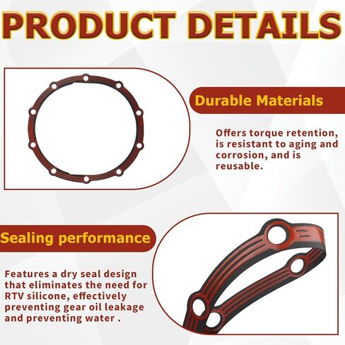 حشية الغطاء التفاضلي LLR-F900 متوافقة مع Ford 9 بوصة LubeLocker. in Kuwait