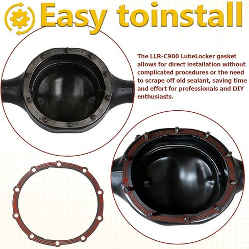 حشية الغطاء التفاضلي LLR-F900 متوافقة مع Ford 9 بوصة LubeLocker. in Kuwait