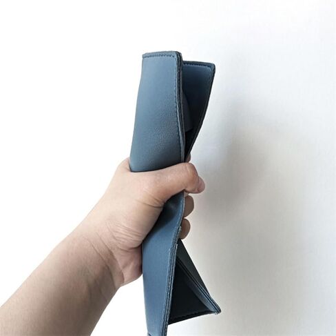 Travel Wallet For Men & Women - Dual Passport Holder, Ultra-Slim Leather Document Organizer(White). in Saudi Arabia