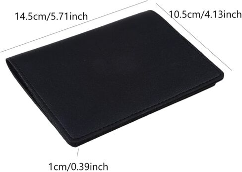 Travel Wallet For Men & Women - Dual Passport Holder, Ultra-Slim Leather Document Organizer(White). in Saudi Arabia