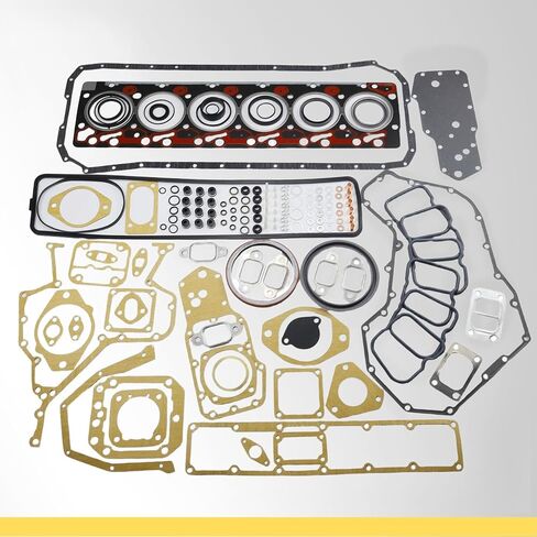 4089649 3804897 مجموعة حشيات المحرك الكاملة العلوية والسفلية لـ Cummins Diesel 5.9 5.9L 12 صمام 6B 6BT 6BTA 1989-98 Dog-ge Ram 2500 3500 VE أو P7100 مضخات حقن مجموعة حشية رأس الأسطوانة كاملة in Kuwait
