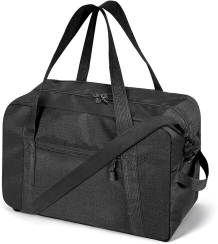 14 inch Small Gym Bag for Women & Men- Mini Duffel Bag Lightweight Carry On Bag Sports Bag for Travel,Sport,Workout-Black in Kuwait