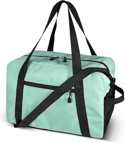 14 inch Small Gym Bag for Women & Men- Mini Duffel Bag Lightweight Carry On Bag Sports Bag for Travel,Sport,Workout-Black in Kuwait