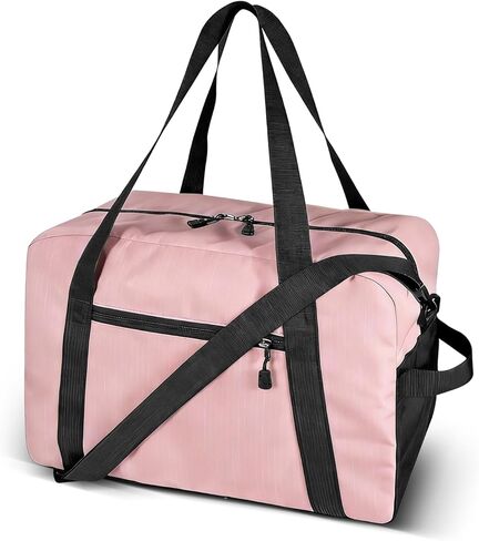 14 inch Small Gym Bag for Women & Men- Mini Duffel Bag Lightweight Carry On Bag Sports Bag for Travel,Sport,Workout-Black in Kuwait