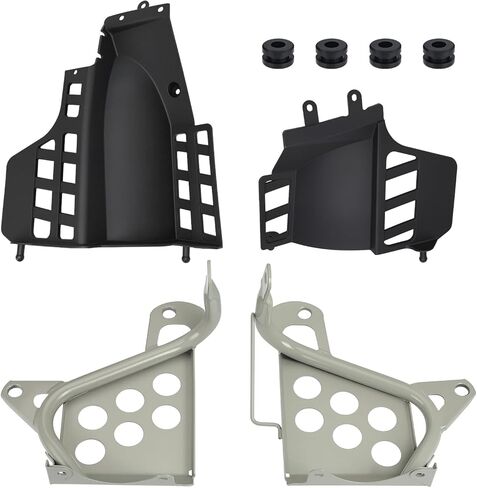 M MATI Left and Right Heel Guards Footrest & Nerf Bars for Yamaha B-Laster 200 YFS200 1990-2006 3JM-27445-00-00 3JM-27446-00-00 in Saudi Arabia