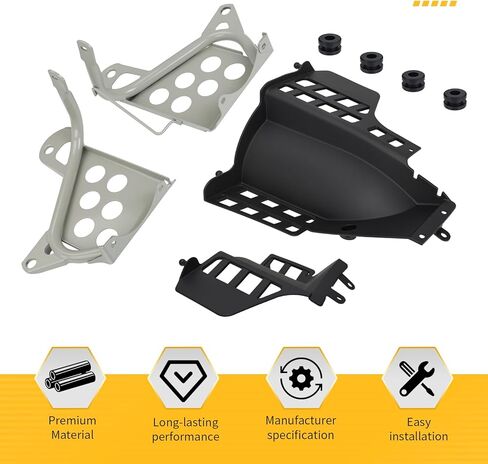 M MATI Left and Right Heel Guards Footrest & Nerf Bars for Yamaha B-Laster 200 YFS200 1990-2006 3JM-27445-00-00 3JM-27446-00-00 in Saudi Arabia