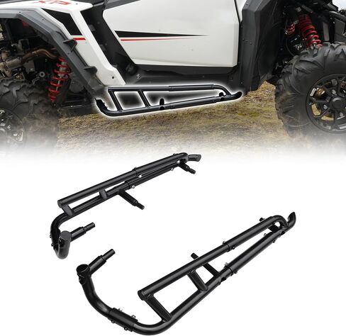 قضبان KEWISAUTO Rock Sliders Nerf لملحقات Polaris RZR XP 1000 2024-2026؛ واقي حماية المصد الجانبي المطلي بمسحوق أسود، خطوات جانبية، كيكرز شجرة منخفضة المستوى لـ RZR XP 1000 بمقعدين in Kuwait