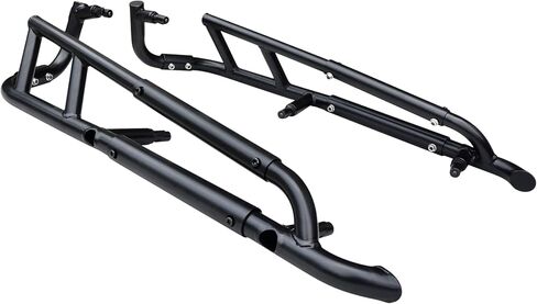 قضبان KEWISAUTO Rock Sliders Nerf لملحقات Polaris RZR XP 1000 2024-2026؛ واقي حماية المصد الجانبي المطلي بمسحوق أسود، خطوات جانبية، كيكرز شجرة منخفضة المستوى لـ RZR XP 1000 بمقعدين in Kuwait