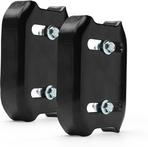 Snowblower Skid Shoes Compatible with Honda HS1332 HS928K1, Auger Skid Shoes Replacement for 76153-V41-000, Black 2 Pack with Mounting Bolts, Snow Blower Skid Plates in Saudi Arabia
