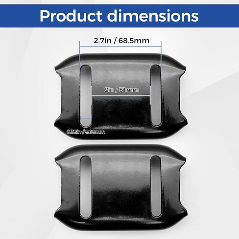 Snowblower Skid Shoes Compatible with Honda HS1332 HS928K1, Auger Skid Shoes Replacement for 76153-V41-000, Black 2 Pack with Mounting Bolts, Snow Blower Skid Plates in Saudi Arabia