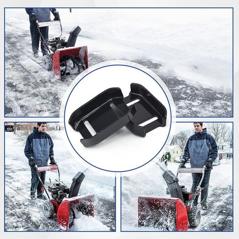 Snowblower Skid Shoes Compatible with Honda HS1332 HS928K1, Auger Skid Shoes Replacement for 76153-V41-000, Black 2 Pack with Mounting Bolts, Snow Blower Skid Plates in Saudi Arabia
