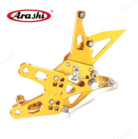 Arashi Version 2.0 Adjustable Rearsets for Kawasaki Ninja 500 Z500 2024-2025 ABS include, Motorcycle Accessories Parts Black in Saudi Arabia