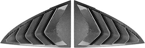 غطاء نافذة جانبية خلفية كوة مصراع غطاء الزجاج الأمامي منحرف الرياح مناسب لطراز تسلا 3 2017 2018 2019 2020 2021 2022 2023 2024 2025، مظهر من ألياف الكربون in Kuwait