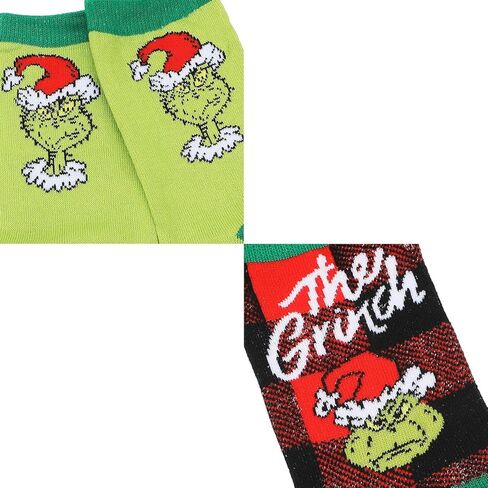 Bioworld Dr Seuss The Grinch Max AOP 10-Pack Youth Casual Crew Socks in Saudi Arabia